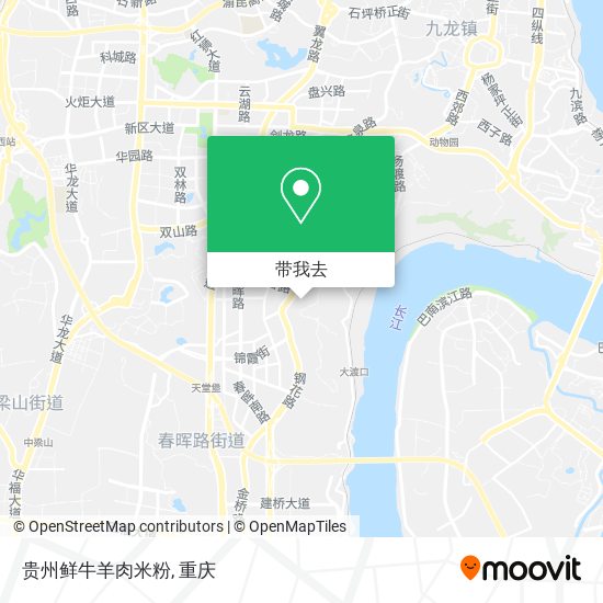 贵州鲜牛羊肉米粉地图
