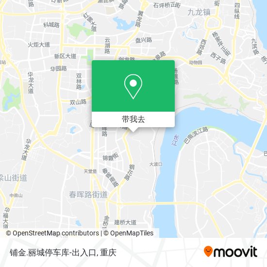 铺金.丽城停车库-出入口地图