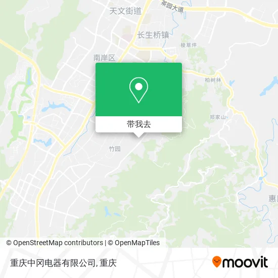 重庆中冈电器有限公司地图