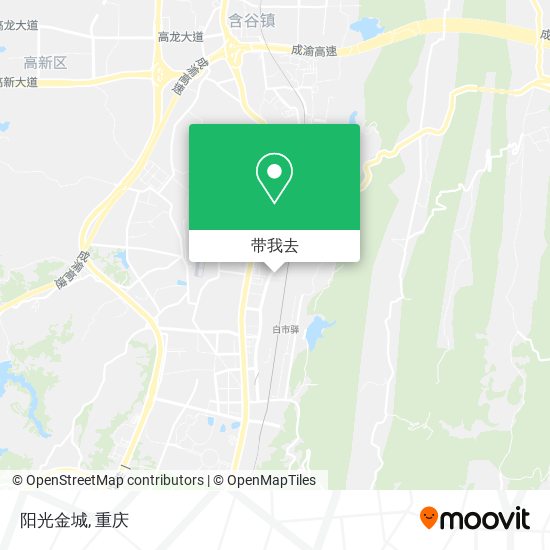 阳光金城地图