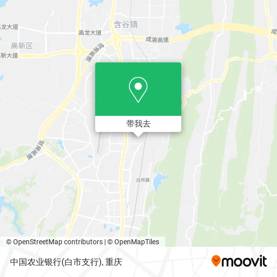 中国农业银行(白市支行)地图