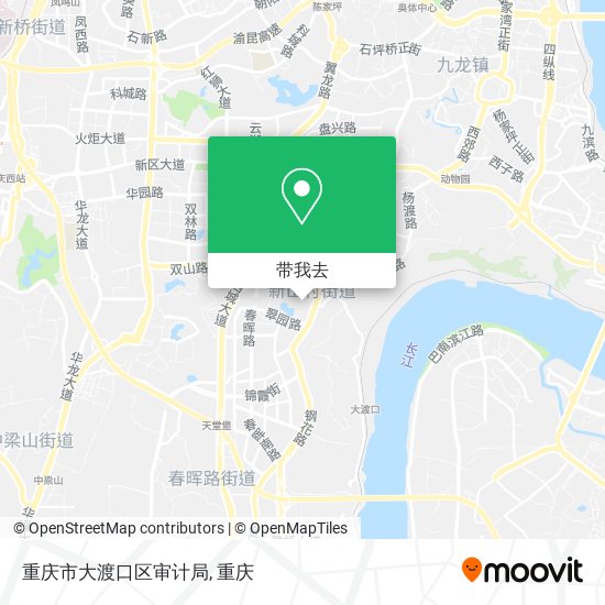 重庆市大渡口区审计局地图