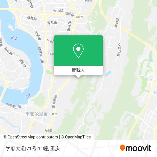 学府大道|71号|11幢地图