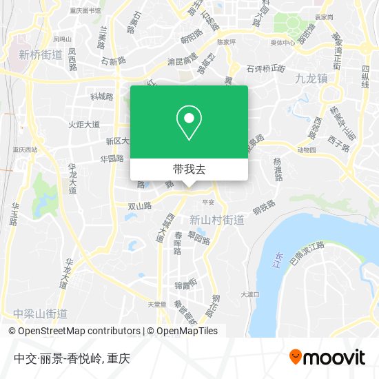 中交·丽景-香悦岭地图