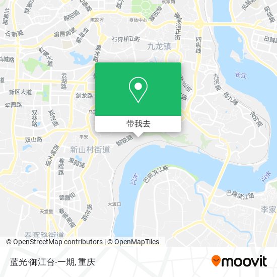 蓝光·御江台-一期地图