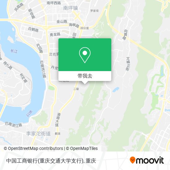 中国工商银行(重庆交通大学支行)地图