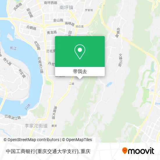 中国工商银行(重庆交通大学支行)地图