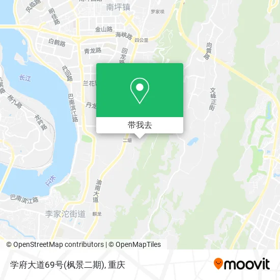 学府大道69号(枫景二期)地图