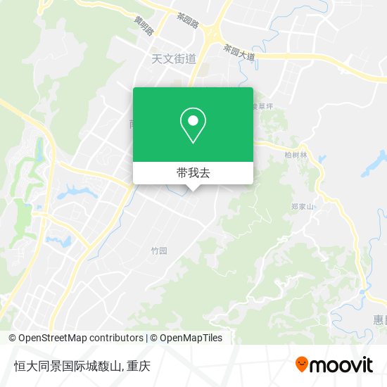 恒大同景国际城馥山地图