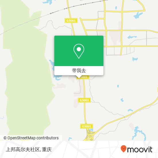 上邦高尔夫社区地图
