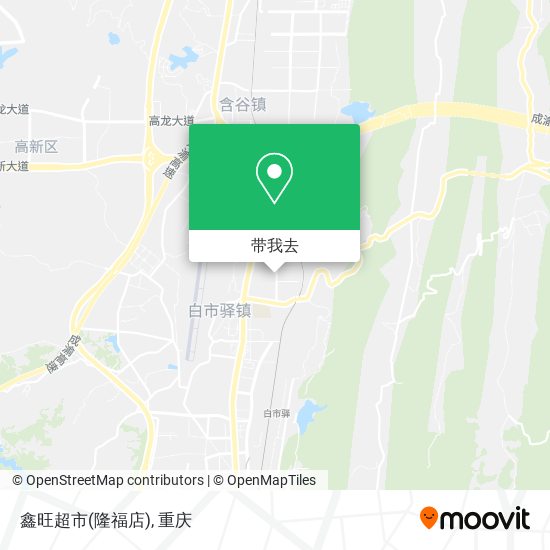 鑫旺超市(隆福店)地图