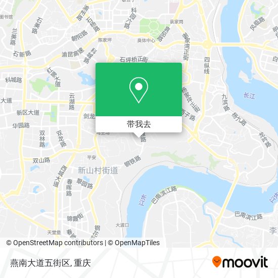 燕南大道五街区地图