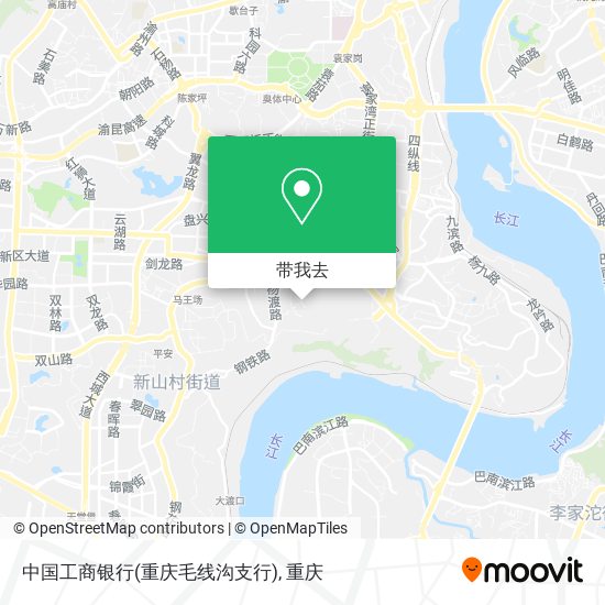 中国工商银行(重庆毛线沟支行)地图