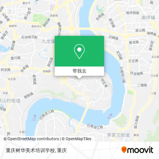 重庆树华美术培训学校地图