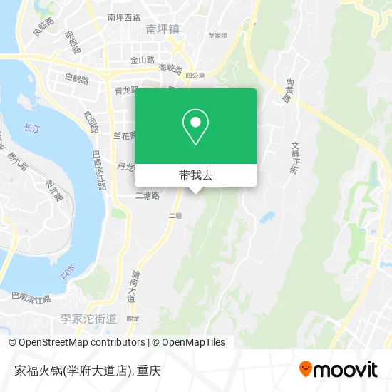 家福火锅(学府大道店)地图