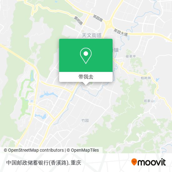中国邮政储蓄银行(香溪路)地图