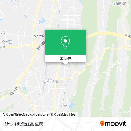 妙心禅概念酒店地图