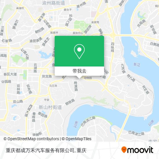 重庆都成万禾汽车服务有限公司地图