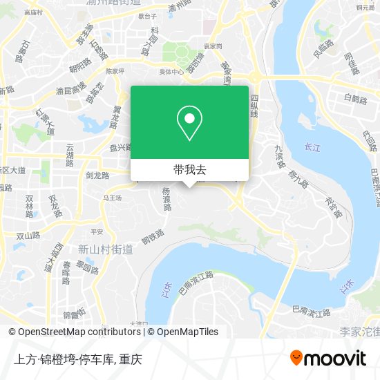 上方·锦橙塆-停车库地图