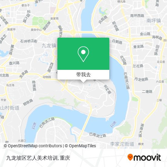 九龙坡区艺人美术培训地图