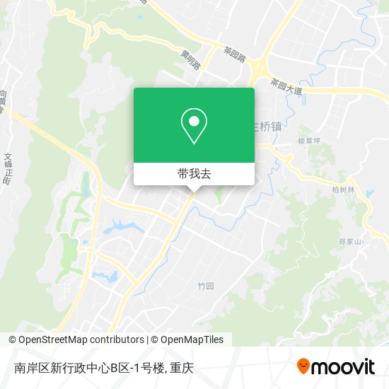 南岸区新行政中心B区-1号楼地图