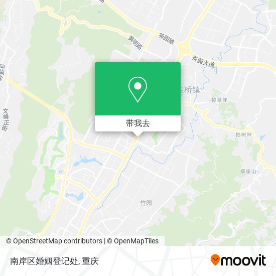 南岸区婚姻登记处地图
