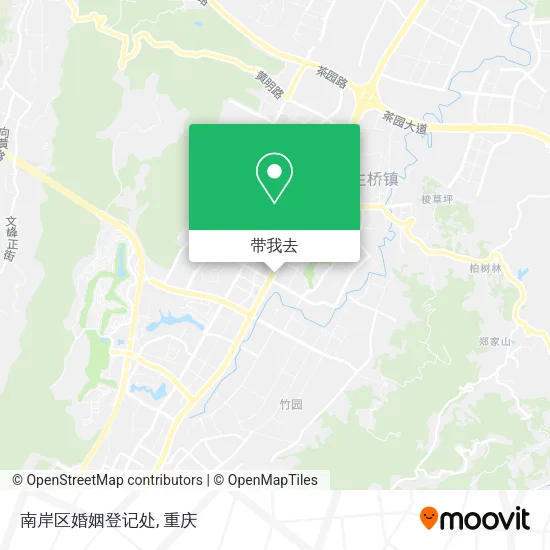 南岸区婚姻登记处地图