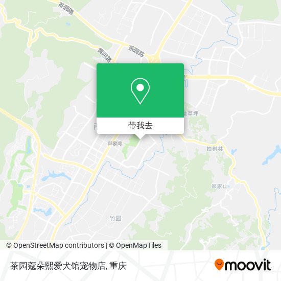 茶园蔻朵熙爱犬馆宠物店地图