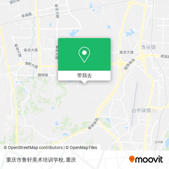 重庆市鲁轩美术培训学校地图
