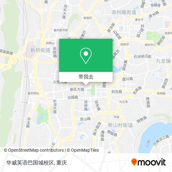 华威英语巴国城校区地图