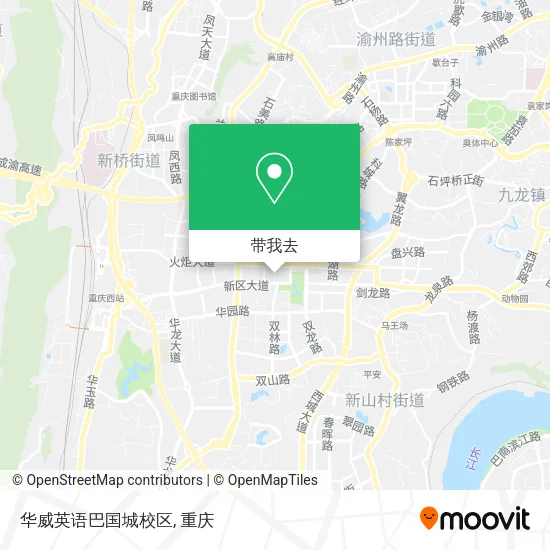 华威英语巴国城校区地图