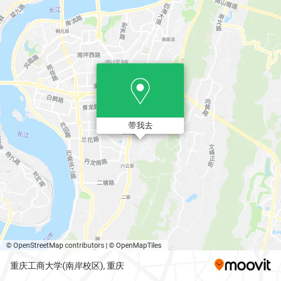 重庆工商大学(南岸校区)地图