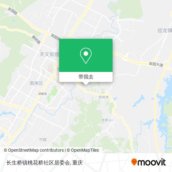 长生桥镇桃花桥社区居委会地图