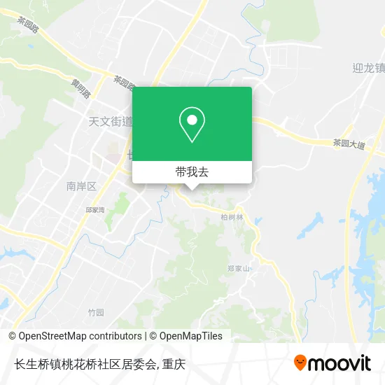长生桥镇桃花桥社区居委会地图