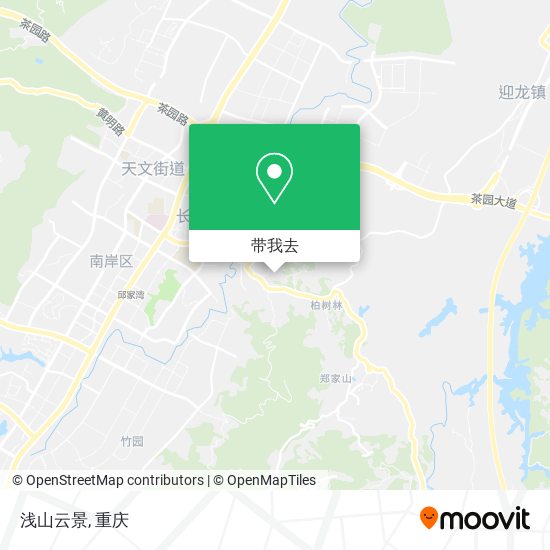 浅山云景地图