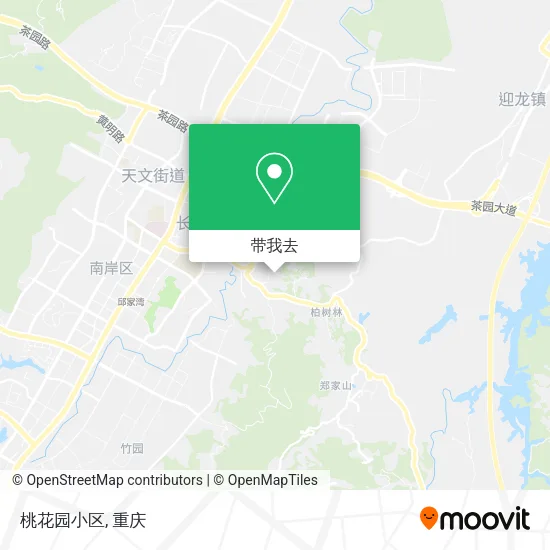桃花园小区地图