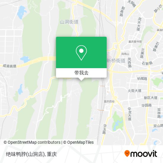 绝味鸭脖(山洞店)地图