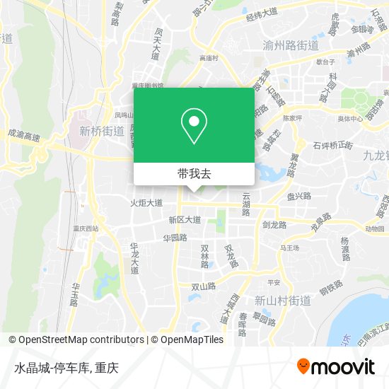 水晶城-停车库地图