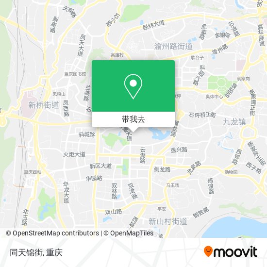 同天锦街地图