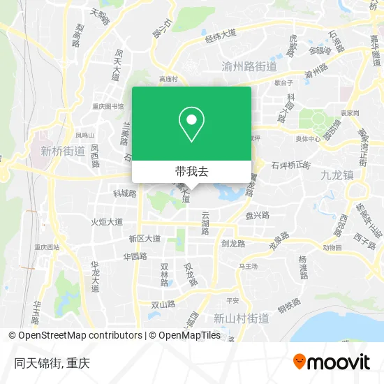 同天锦街地图