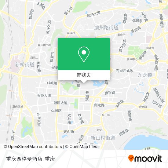 重庆西格曼酒店地图