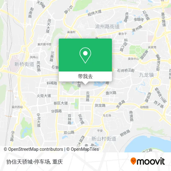 协信天骄城-停车场地图