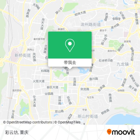 彩云坊地图