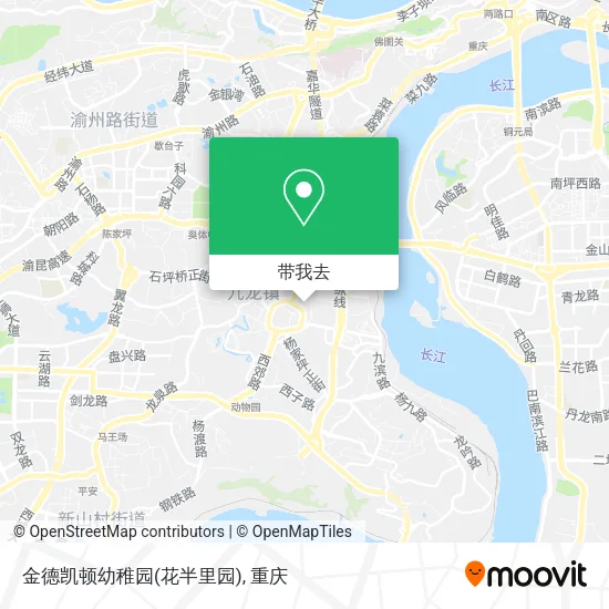 金德凯顿幼稚园(花半里园)地图