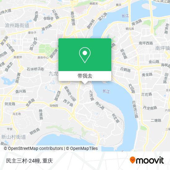 民主三村-24幢地图