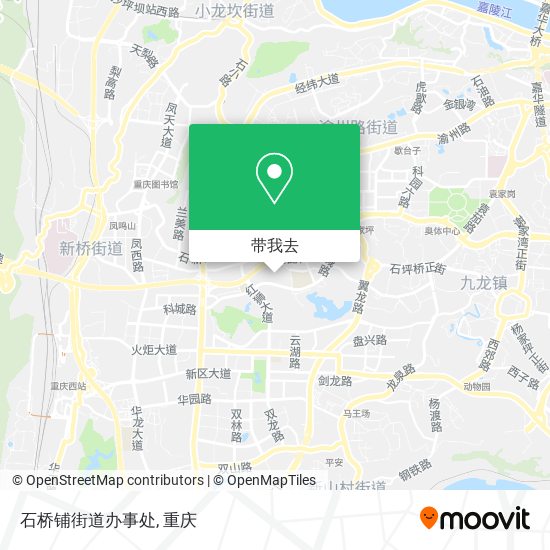 石桥铺街道办事处地图