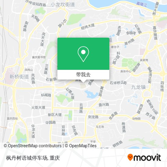 枫丹树语城停车场地图