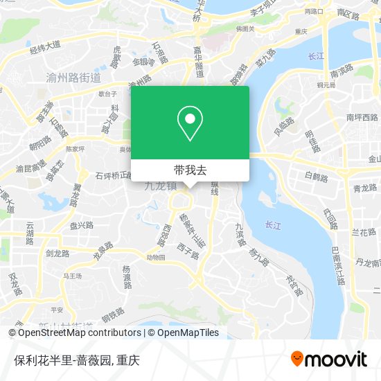 保利花半里-蔷薇园地图