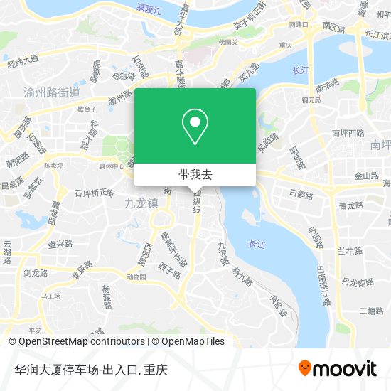 华润大厦停车场-出入口地图