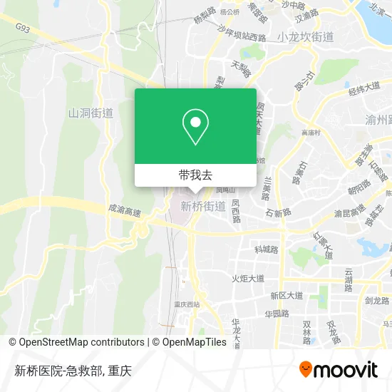 新桥医院-急救部地图